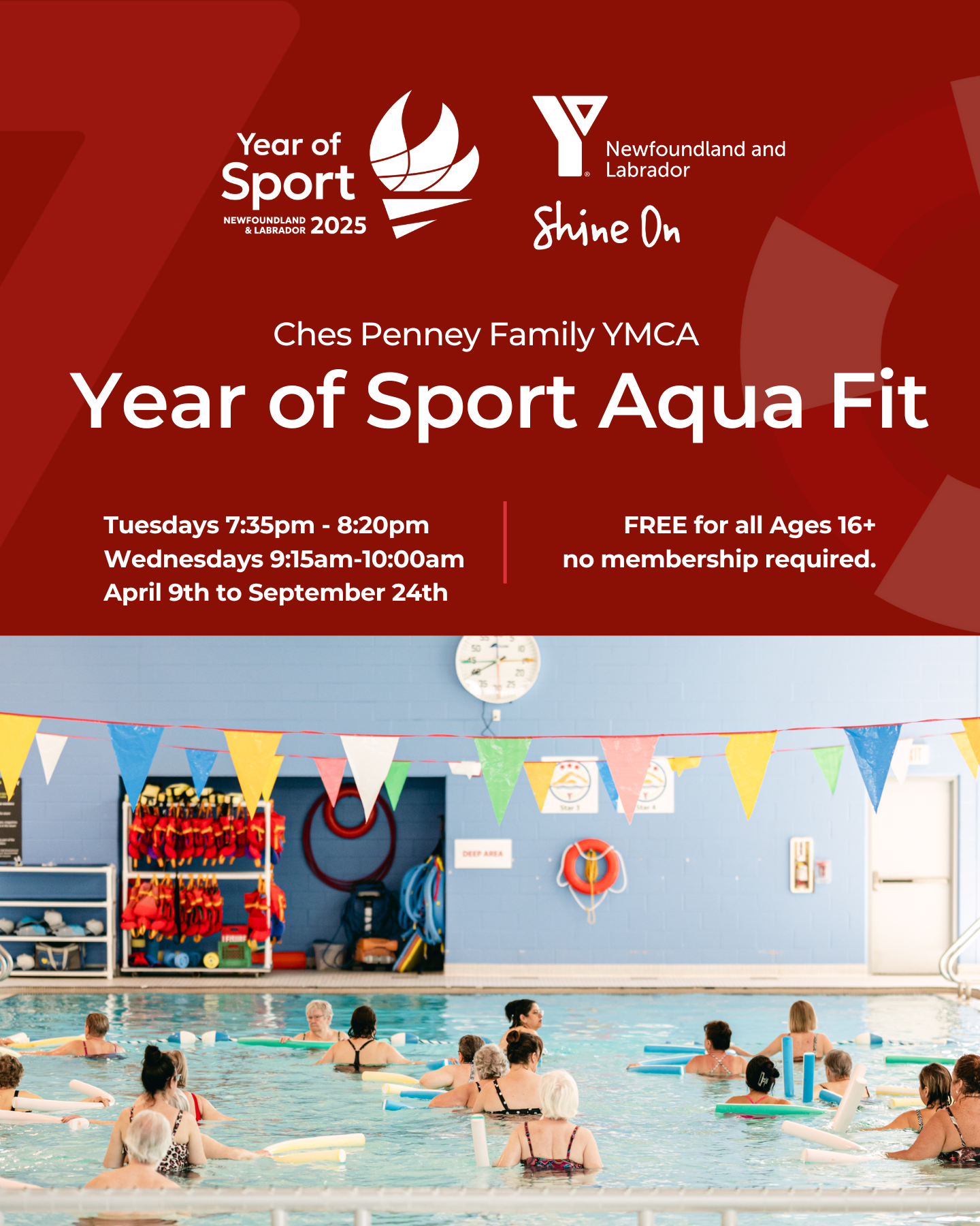 Year of Sport – Aqua Fit – CPY – FB YMCA Organizational Memberships