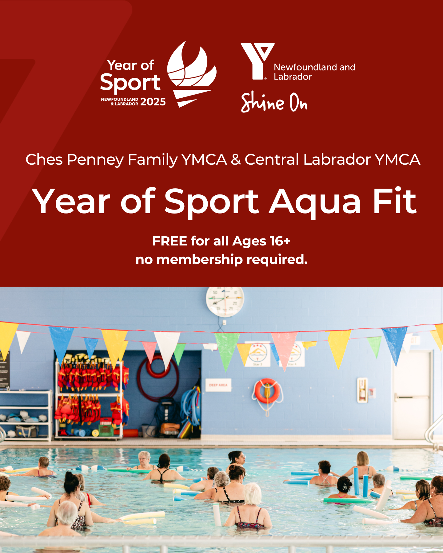 Year of Sport – Aqua Fit YMCA Organizational Memberships